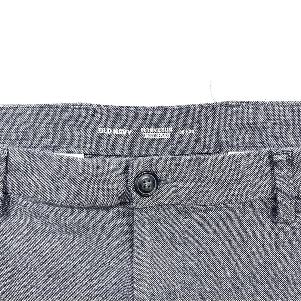 Old Navy Grey Ultimate Slim Built-In Flex Chino P… - image 4
